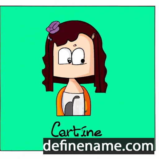 cartoon of the name Catrinel