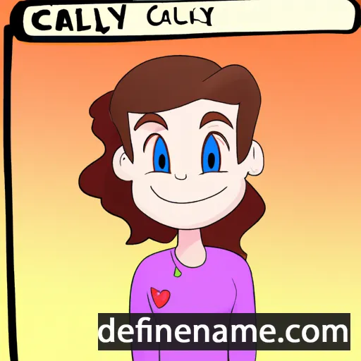 cartoon of the name Cayley