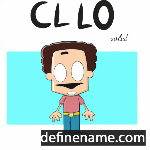 cartoon of the name Célio