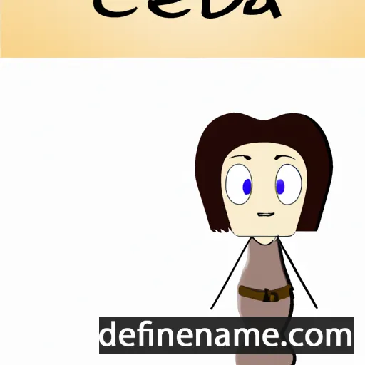 cartoon of the name Ceadda