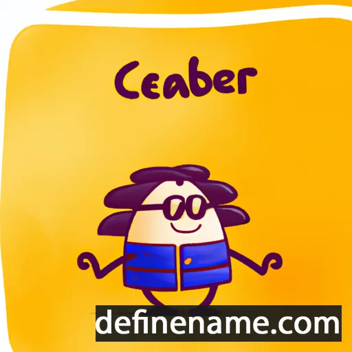 cartoon of the name Cebrail