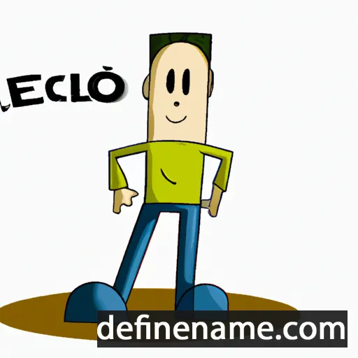 cartoon of the name Cecílio