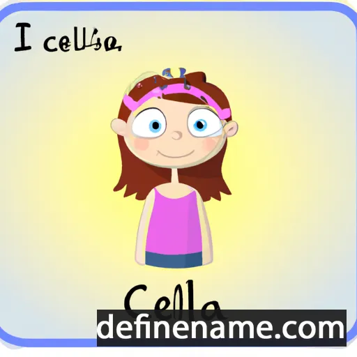 cartoon of the name Cecilija