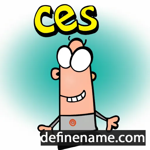 cartoon of the name Cees