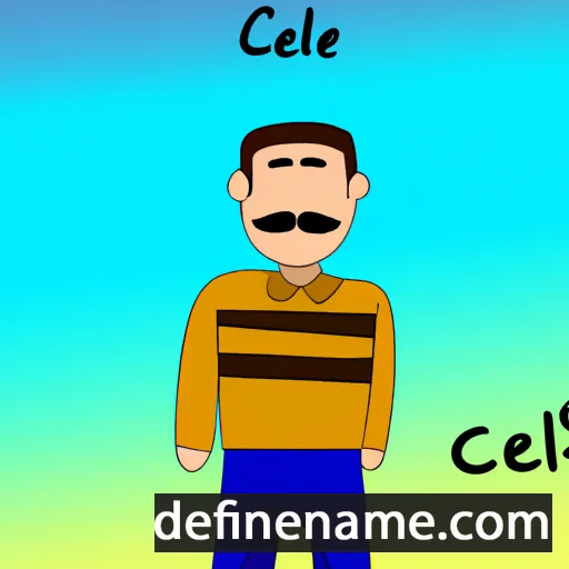 cartoon of the name Celal