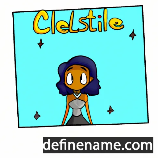 cartoon of the name Celestine