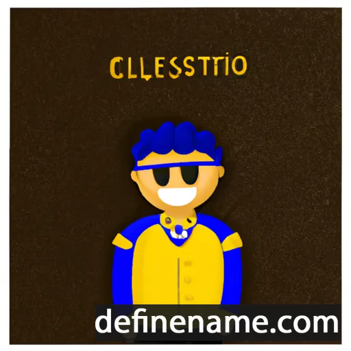 cartoon of the name Celestino