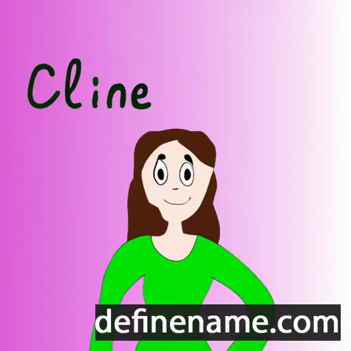 cartoon of the name Celine