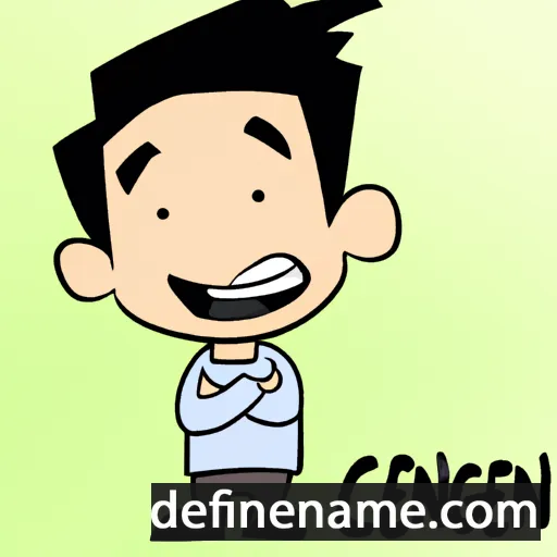 cartoon of the name Cengiz