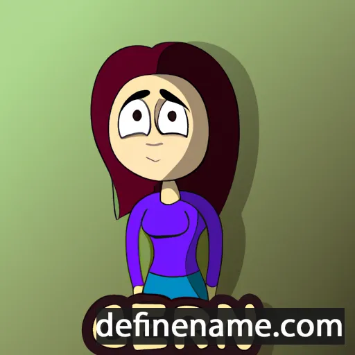 cartoon of the name Ceren