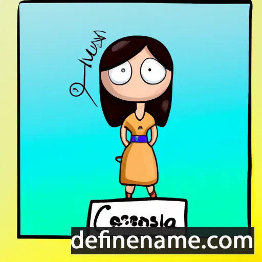 cartoon of the name Cesarina