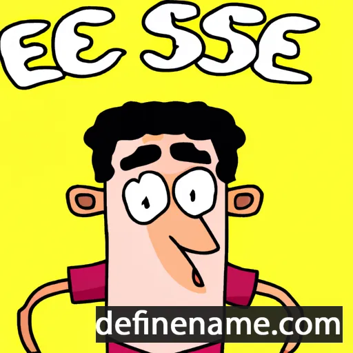 cartoon of the name Cesc