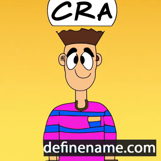 cartoon of the name Cezar