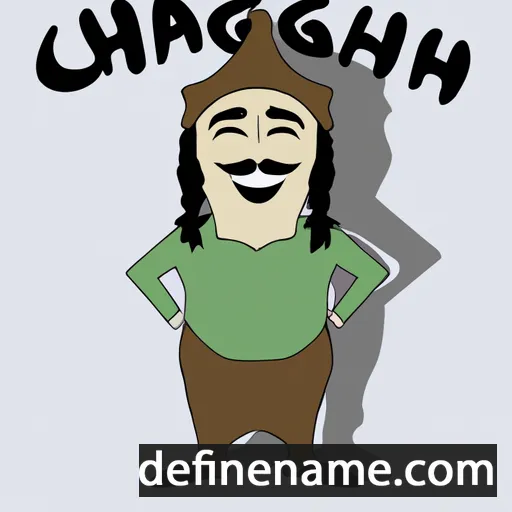 cartoon of the name Chaggai