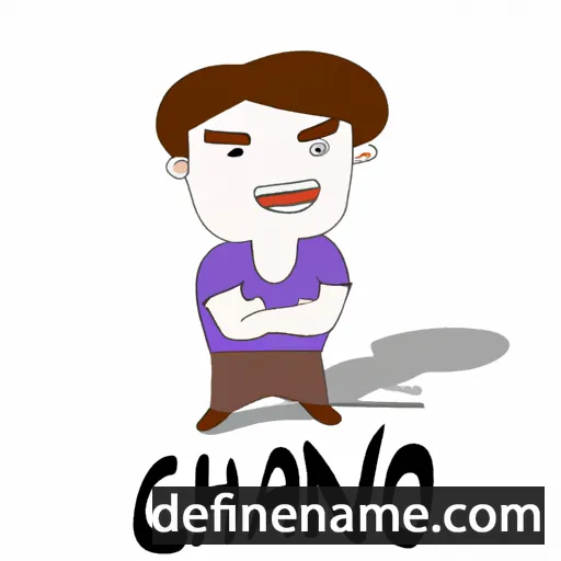 cartoon of the name Chan