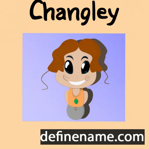 cartoon of the name Channary