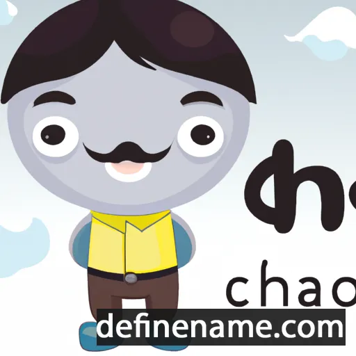 cartoon of the name Chao