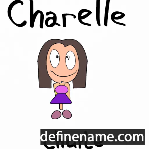 cartoon of the name Charlène