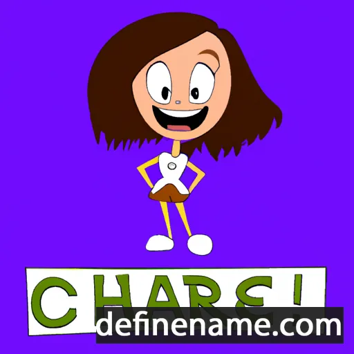 cartoon of the name Charlee