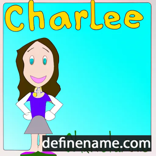 cartoon of the name Charlene