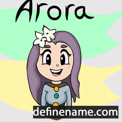 cartoon of the name Árþóra