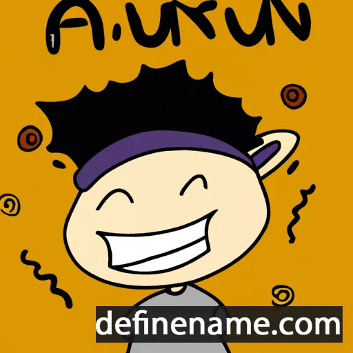 cartoon of the name Árún