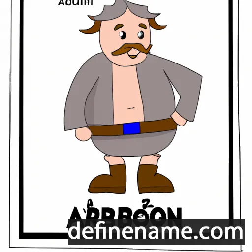 cartoon of the name Ásbjørn