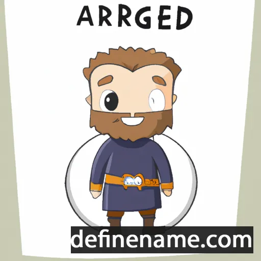 cartoon of the name Ásgærðr