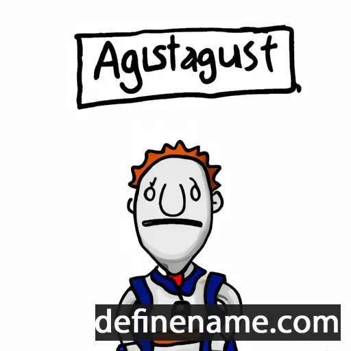 cartoon of the name Ásgautur