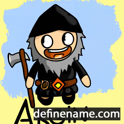 cartoon of the name Ásgrímr