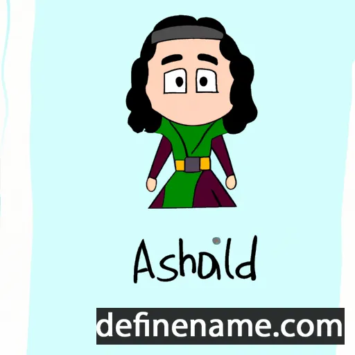 cartoon of the name Áshild