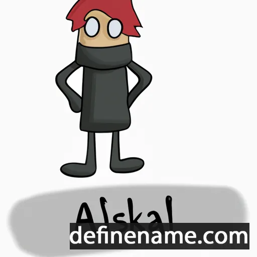 cartoon of the name Áslakr