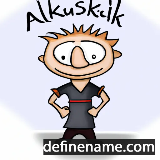 Áslakur cartoon