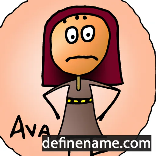 cartoon of the name Àrvara