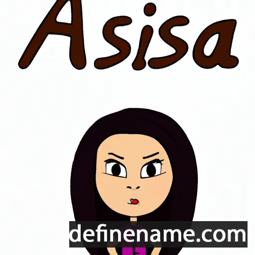 cartoon of the name Àsia