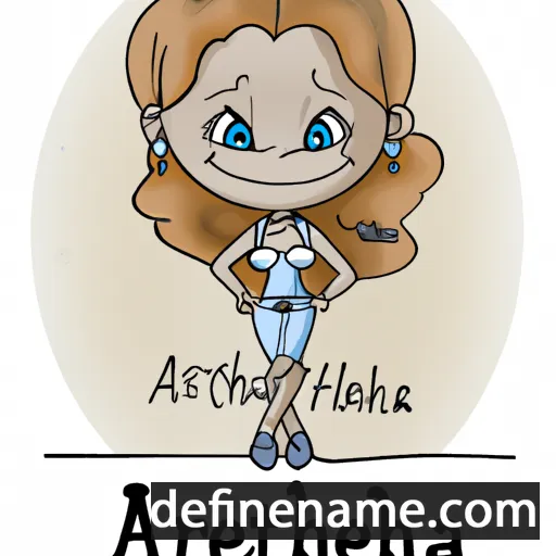 cartoon of the name Arthena