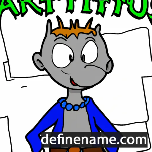 cartoon of the name Arthus