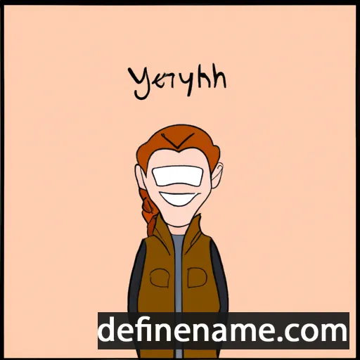 cartoon of the name Arthyen