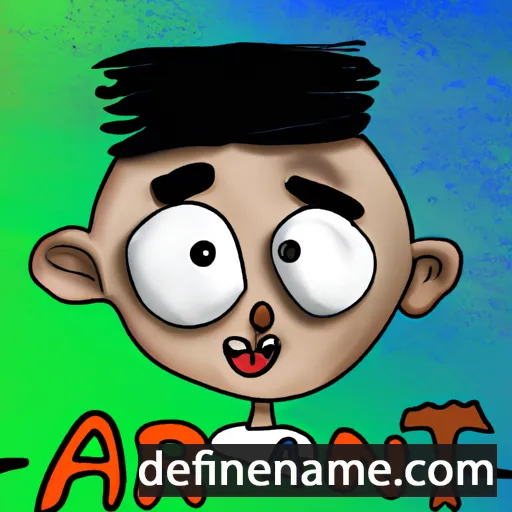 cartoon of the name Artin