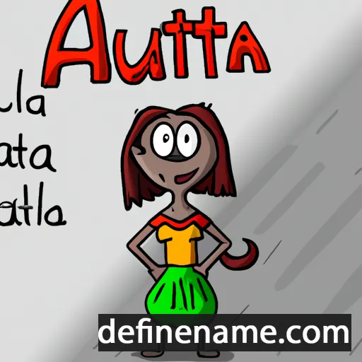 cartoon of the name Artula