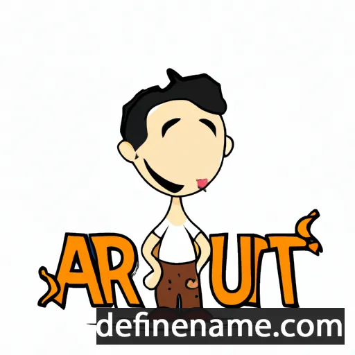 cartoon of the name Artun