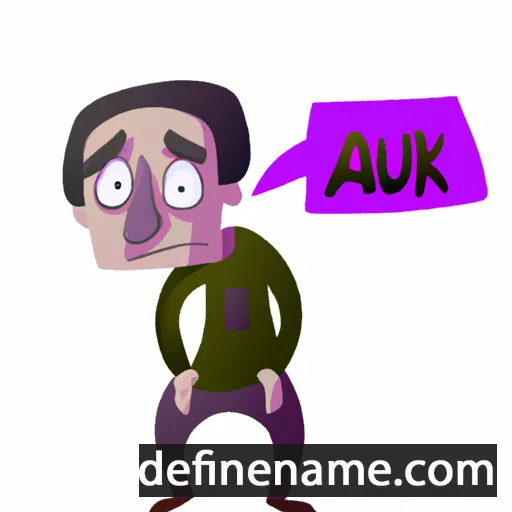 cartoon of the name Aruk