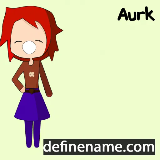 cartoon of the name Aruka