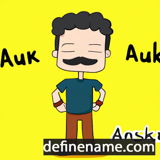 cartoon of the name Arunsak