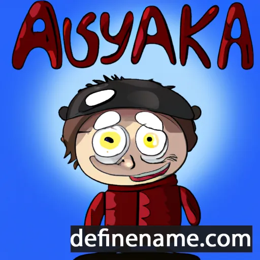 cartoon of the name Arusyak