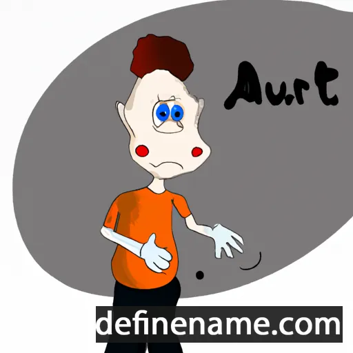 cartoon of the name Arut