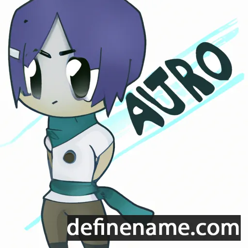 cartoon of the name Aruto