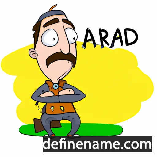 cartoon of the name Arvard