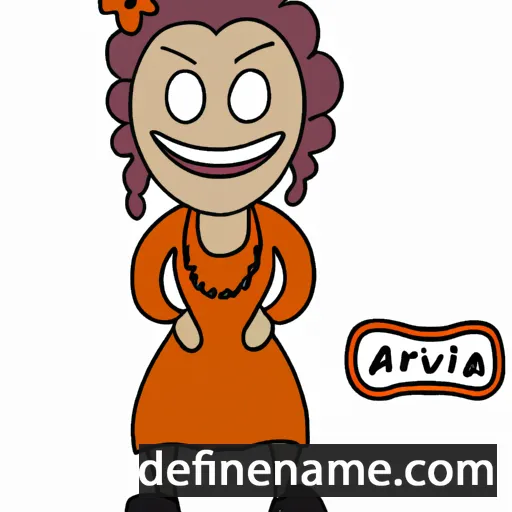 cartoon of the name Arvilla