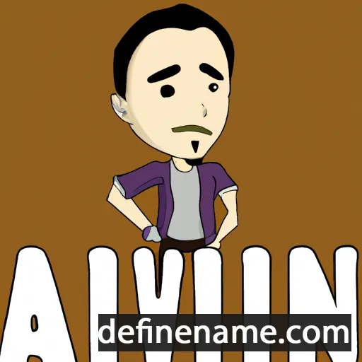 cartoon of the name Arvin